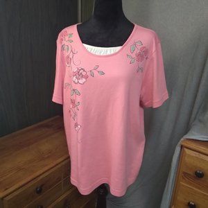 Blair Vtg Floral Top size Large